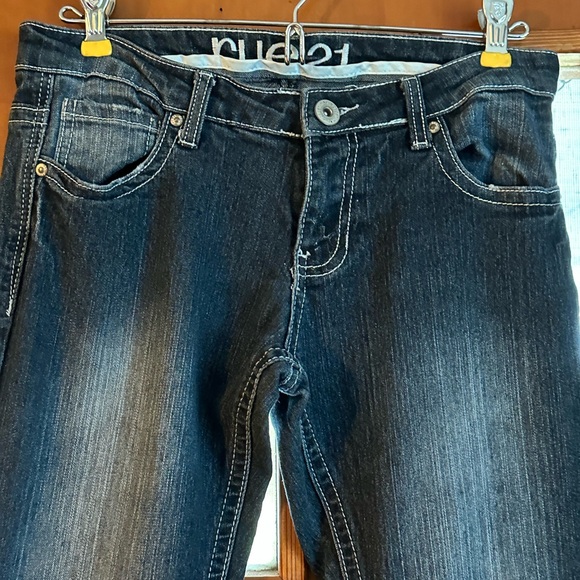 EUC Rue 21 denim jeans. Size 1/2. Juniors. - Picture 5 of 12